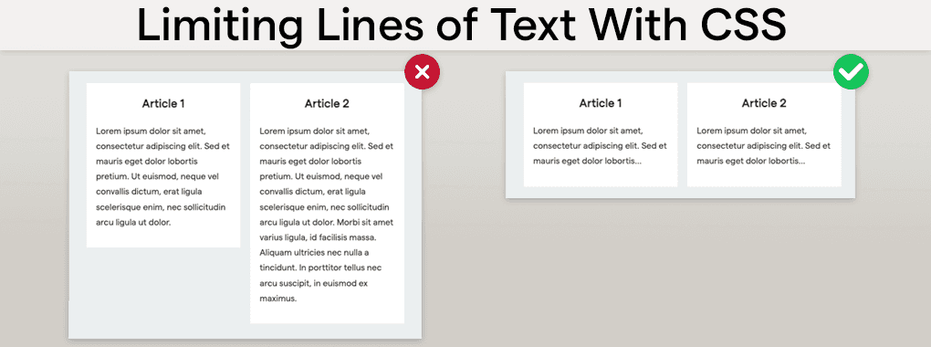 Limiting Lines of Text With CSS